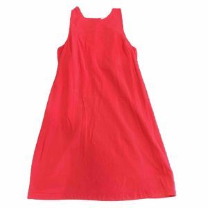 ASOS Luxe Sleeveless Dress Red Medium Mini Stretch Above Knee A Line Summer